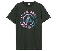 Amplified Men's From Zero Camo Spill Linkin Park T-Shirt in Charcoal | Size: Medium Amplified Charcoal M