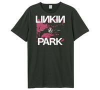 Amplified Men's From Zero Spill Linkin Park T-Shirt in Charcoal | Size: Large Amplified Charcoal L