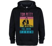 Amplified Men's Full Moon Fever Tom Petty & The Heartbreakers Hoodie in Black | Size: Medium Amplified Black M