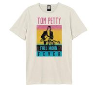 Amplified Men's Full Moon Fever Tom Petty & The Heartbreakers T-Shirt in Cream | Size: 3XL Amplified Cream 3XL