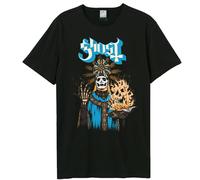 Amplified Men's Ghost Halloween T-Shirt in Black | Size: Large Amplified Black L