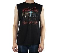 Amplified Mens Girls Girls Girls Motley Crue Sleeveless / S Black NS7422