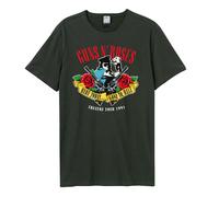 Amplified Men's Gone To Hell Guns N Roses T-Shirt in Charcoal | Size: XL Amplified Charcoal XL