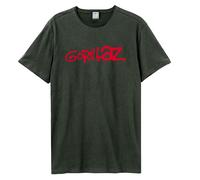 Amplified Men's Gorillaz Logo T-Shirt in Charcoal | Size: Small Amplified Charcoal S