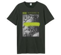 Amplified Men's Graffiti Muse T-Shirt in Charcoal | Size: Large Amplified Charcoal L