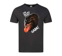 Amplified Men's Grrr The Rolling Stones T-Shirt in Charcoal | Size: 3XL Amplified Charcoal 3XL