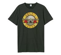 Amplified Men's Gunsnroses Drum T-Shirt, Grey (Charcoal), Large