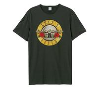Amplified Men's Gunsnroses Drum T-Shirt, Grey (Charcoal), Medium