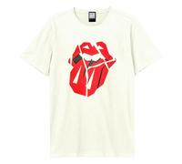 Hackney Diamonds The Rolling Stones Vintage Logo T-Shirt Amplified White XXXL