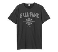 Amplified Men's Hall Of Fame The Script T-Shirt in Charcoal | Size: XL Amplified Charcoal XL