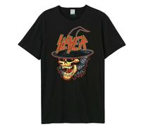 Amplified Unisex Adult Halloween Skull Slayer T-Shirt GD3641