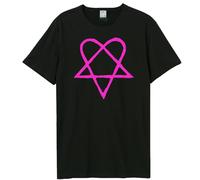 Amplified Unisex Adult Heartagram HIM T-Shirt GD3586