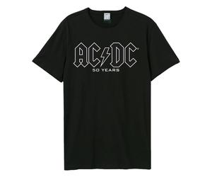 Amplified Men's History Of A Tee AC DC T-Shirt in Black | Size: Small Amplified Black S
