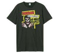 Amplified Men's Horror Business Misfits T-Shirt in Charcoal | Size: Medium Amplified Charcoal M