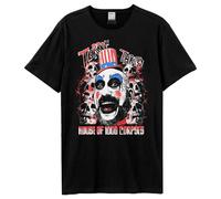 Amplified Men's House Of 1000 Corpses Terror Thrills Rob Zombie T-Shirt in Black | Size: Large Amplified Black L