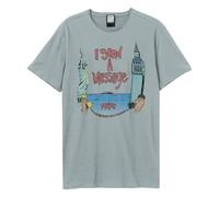 Amplified Men's I Send A Message INXS T-Shirt in Pale Blue | Size: XL Amplified Pale Blue XL