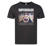 Amplified Men's I Should Coco Supergrass T-Shirt in Charcoal | Size: Large Amplified Charcoal L
