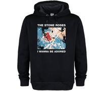 Amplified Men's I Wanna Be Adored The Stone Roses Hoodie in Black | Size: 3XL Amplified Black 3XL