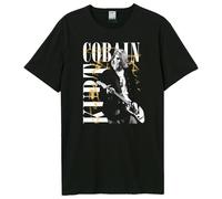 Amplified Unisex Adult In Concert Bootleg Kurt Cobain T-Shir GD4021