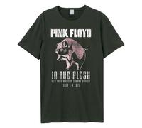 Amplified Men's In The Flesh Pink Floyd T-Shirt in Charcoal | Size: Medium Amplified Charcoal M
