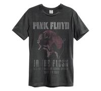 Amplified Men's In The Flesh Pink Floyd T-Shirt in Charcoal | Size: Medium Amplified Charcoal M