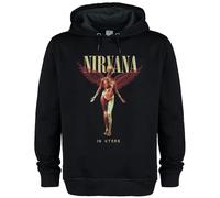 Amplified Men's In Utero Nirvana Hoodie in Black | Size: Large Amplified Black L