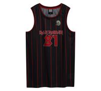 Amplified Men's Iron Maiden Basketball Jersey in Black | Size: 2XL Amplified Black 2XL