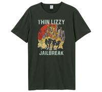 Jailbreak Thin Lizzy T-Shirt Amplified Charcoal XXL