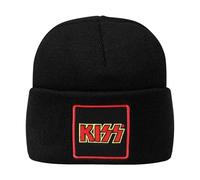 Amplified Men's Kiss Logo Beanie in Black Amplified Black One Size