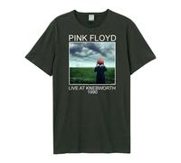 Amplified Men's Knebworth Pink Floyd T-Shirt in Charcoal | Size: Small Amplified Charcoal S