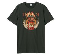 Amplified Men's Knights Vs Dragons Trivium T-Shirt in Charcoal | Size: Medium Amplified Charcoal M