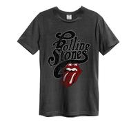 Amplified Men's Licked The Rolling Stones T-Shirt in Charcoal | Size: 3XL Amplified Charcoal 3XL