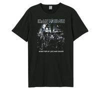 Amplified Men's Life Or Death Iron Maiden T-Shirt in Black | Size: 3XL Amplified Black 3XL