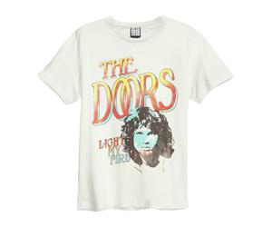 Amplified Men's Light My Fire The Doors Vintage T-Shirt in White | Size: 3XL Amplified White 3XL