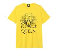 Line Art Crest Queen T-Shirt Amplified Yellow XS