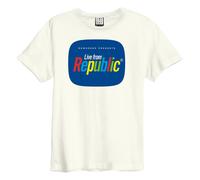 Amplified Men's Live From Republic New Order T-Shirt in White | Size: Medium Amplified White M