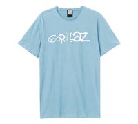 Logo Gorillaz T-Shirt Amplified Pale Blue L
