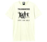Amplified Men's Love For Sale Talking Heads T-Shirt in White | Size: Small Amplified White S