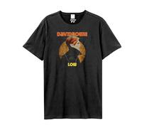 Amplified Men's Low David Bowie T-Shirt in Charcoal | Size: XL Amplified Charcoal XL
