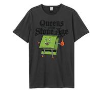 Amplified Men's Match Box Queens Of The Stone Age T-Shirt in Charcoal | Size: XS Amplified Charcoal XS