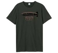 Amplified Men's May 1975 Led Zeppelin T-Shirt in Charcoal | Size: 2XL Amplified Charcoal 2XL