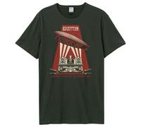 Amplified Men's Mothership Led Zeppelin T-Shirt in Charcoal | Size: Large Amplified Charcoal L