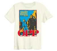Amplified Mens Naughty by Nature T-Shirt XS Vintage White