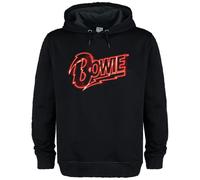 Amplified Men's Neon Sign David Bowie Hoodie in Black | Size: 2XL Amplified Black 2XL