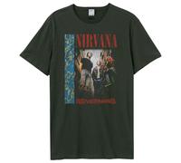 Amplified Men's Nevermind Water Band Nirvana T-Shirt in Charcoal | Size: XL Amplified Charcoal XL
