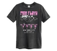 Amplified Men's New York City Pink Floyd T-Shirt in Charcoal | Size: Large Amplified Charcoal L