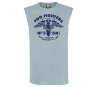 Amplified Mens One By One Foo Fighters Sleeveless Tank Top GD1804