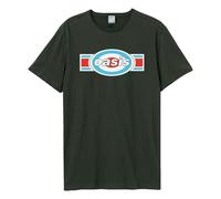 Amplified Men's Oval Stripes Oasis T-Shirt in Charcoal | Size: Small Amplified Charcoal S