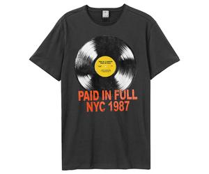 Amplified Men's Paid In Full Rrd Eric B. & Rakim T-Shirt in Charcoal | Size: Small Amplified Charcoal S