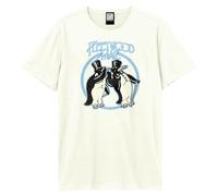 Amplified Men's Penguins Fleetwood Mac T-Shirt in White | Size: Medium Amplified White M